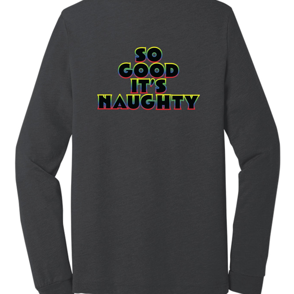 Solid Dark Grey Triblend - BACK
