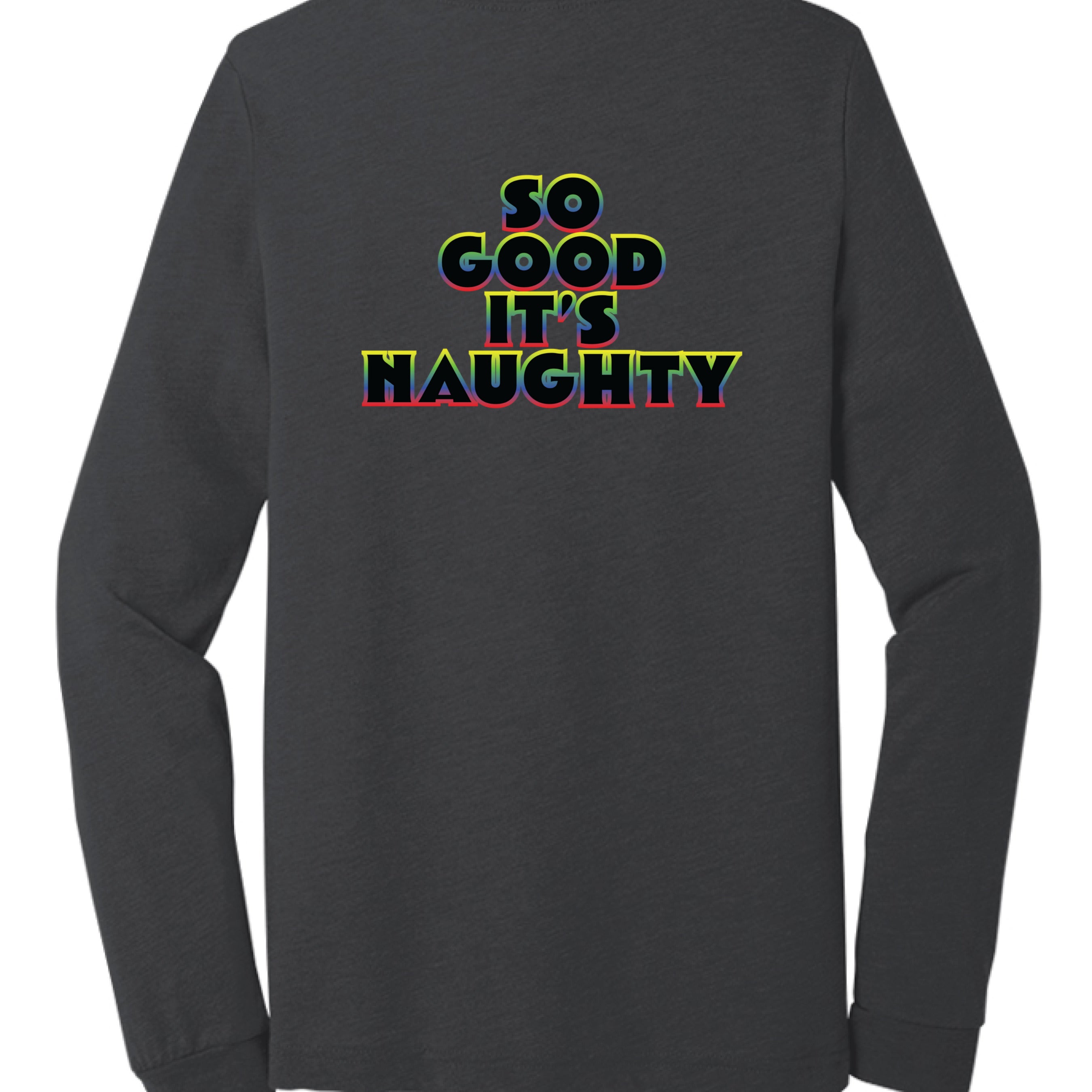 Solid Dark Grey Triblend - BACK