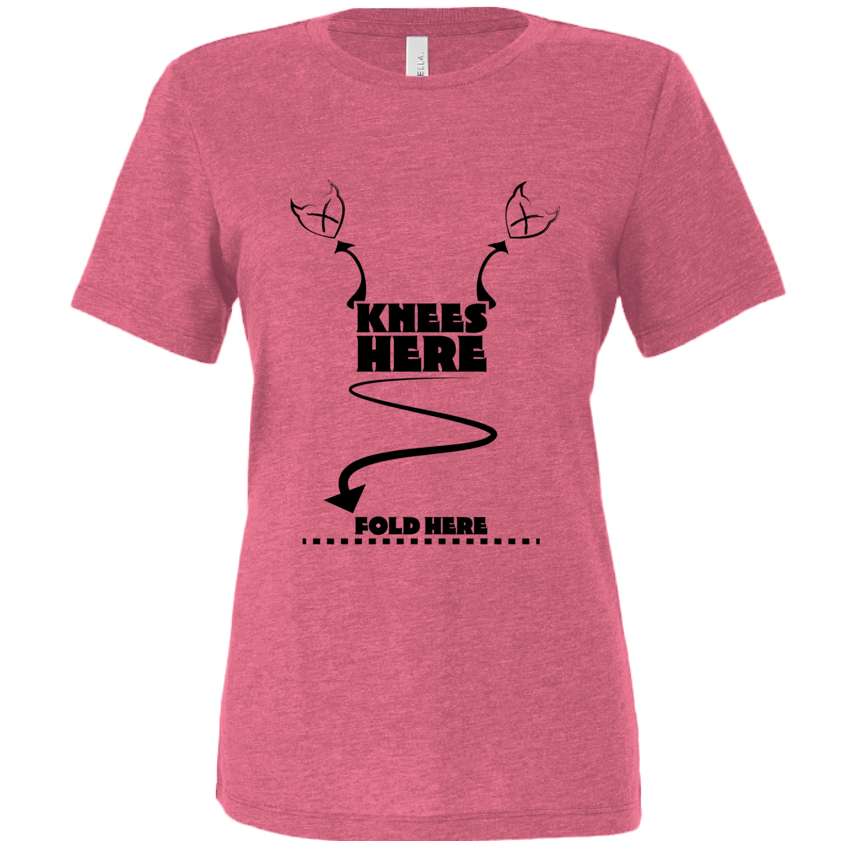 Char Pink Triblend - FRONT