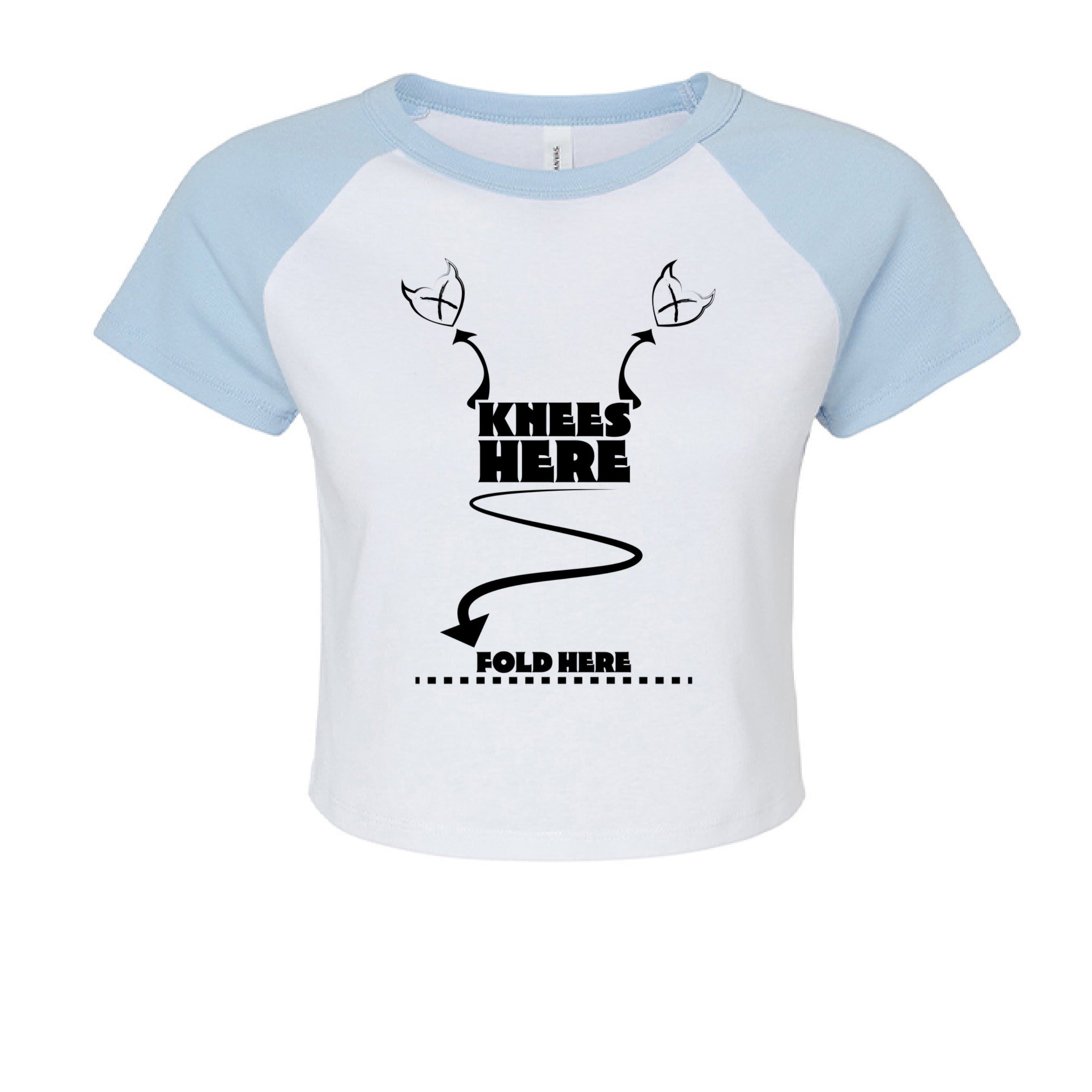 WHITE/ BABY BLUE - FRONT